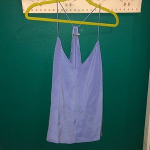 100% silk J. Crew racer back cami